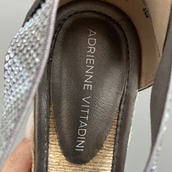 Adrienne Vittadini Women's Barri Strappy
Espadrille Wedge Sandals Size 7 - Picture 10 of 13